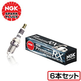 【メール便送料無料】 NGK プレミアムRXプラグ LFR6ARX-11P 95515 6本 トヨタ レクサスRX GYL10W (ハイブリッド) LFR6ARX-11P ( 95515 ) イリジウム プラグ