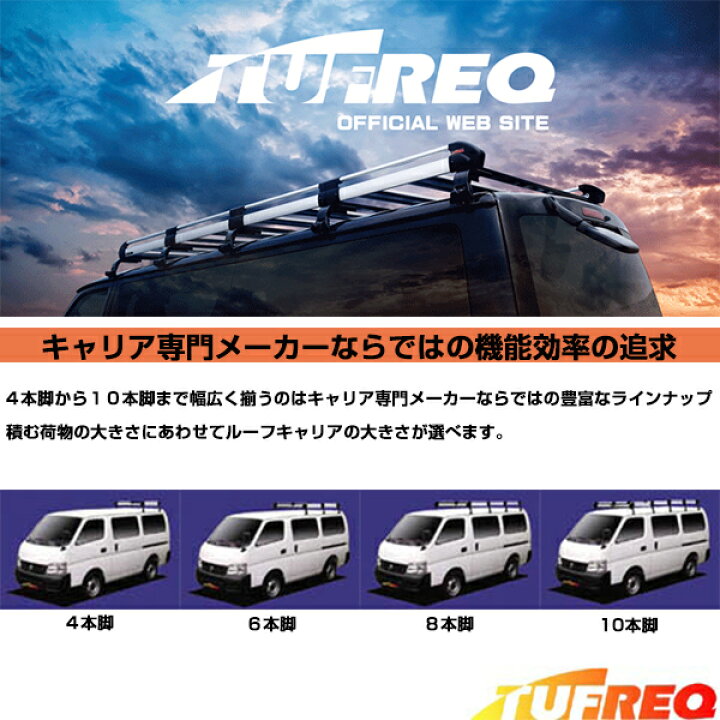 楽天市場】【大型商品】 精興工業 タフレック TUFREQ ルーフキャリア 