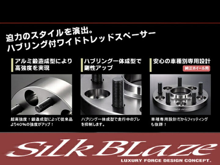 楽天市場】シルクブレイズ純正 ハブリング付き ワイドトレッド  