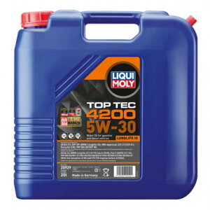 yz LIQUI MOLY L gbvebN4200 5W30 20L 20929 GWIC 5W-30 20L 20bg TOP TEC 4200 NEW GENERATION gbvebN 4200 j[WFl[V K\/fB[[p