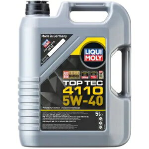 yz LIQUI MOLY L gbvebN4110 5W40 5L 21479 GWIC 5W-40 5L 5bg Motor Oil Top Tec 4110 5W40 gbvebN4110 K\/fB[[p ᖀC GPF/DPFt킸L