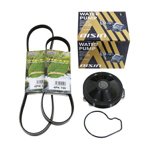 ウォーターポンプ & 外ベルト 2本セット ホンダ N-WGN JH1 JH2 アイシン バンドー 交換 WPH-068 補修 メンテナンス ベルト パーツ