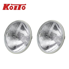 【送料無料】 KOITO 小糸製作所 12V 新丸自対応HSSBユニット 丸型 丸目 2灯式 二灯式 2個セット HSSB-16-12HP ×2 電球交換式 ハロゲン ヘッドランプ ユニット ヘッドライト H4 2灯式ハイ/ロー兼用 円形 まる