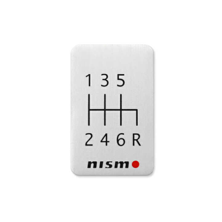 楽天市場】【送料無料】 日産 NISMO 日産 純正シフトパターン プレート 