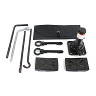 【送料無料】 200系 ハイエース 純正 車載工具セット ジャッキ ホイールナットレンチ 牽引フック 収納袋…