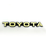 【メール便送料無料】 トヨタ純正 70系 ランクル エンブレム 1個 TOYOTA グリル用 ロゴ リア リヤ 横幅32…
