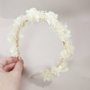 髪飾り カチューシャW 成人式 卒業式 ドライフラワー 和装 着物 ブライダル ウェディング 浴衣 成人式 結婚式 前撮り 卒業式 七五三 ピアノ発表会 ヘアアクセサリー お呼ばれ 振袖 袴 ドレス