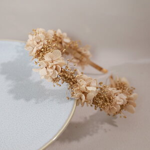 髪飾り カチューシャK 成人式 卒業式 ドライフラワー 和装 着物 ブライダル ウェディング 浴衣 成人式 結婚式 前撮り 卒業式 七五三 ピアノ発表会 ヘアアクセサリー お呼ばれ 振袖 袴 ドレス