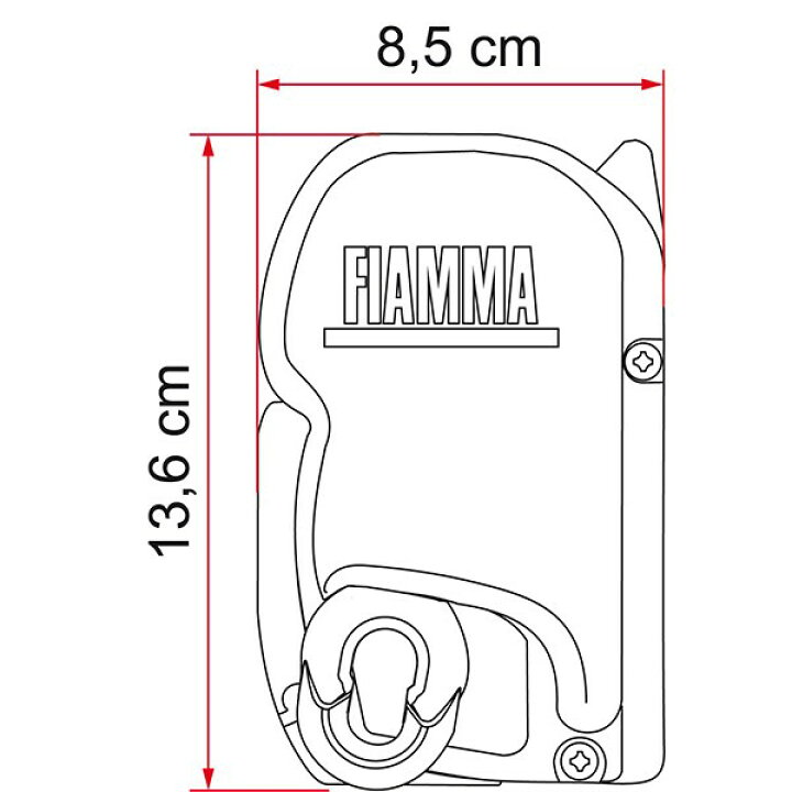 楽天市場】FIAMMAフィアマサイドオーニングF45S 幅3．5M ※代引き 