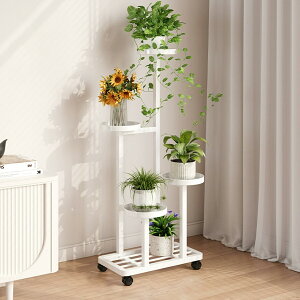 フラワースタンド ガーデンラック 花台 ガーデニング 棚 プランタースタンド 耐荷重 キャスター付き 簡単組み立て 防錆 防食 室内 屋外 おしゃれ 鉢植え/観葉植物