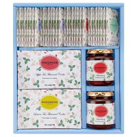 送料無料 ウェッジウッド ワイルドストロベリー 紅茶(ティーバッグ)とジャムとクッキーのギフトセット WSN50C お歳暮 お年賀 御歳暮 御年賀【ハロウィン】【御礼】【お取り寄せ対象商品】御歳暮 お歳暮クリスマスギフト お歳暮 お年賀 御歳暮 御年賀