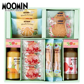 ムーミン ジュース&スイーツセット スティックパイ クッキー マドレーヌ アップルジュース オレンジジュース ムーミン スイーツセット 販促品 引越 挨拶 景品 内祝 出産 誕生日 御祝 お返し 引越し 挨拶 ギフト 快気祝 結婚【クリスマス】【歳暮 年賀】