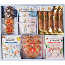 ピーターラビット コーヒー＆スイーツギフト パイ クッキー スペシャルドリップコーヒーセット焼き菓子 洋菓子詰合せ 香典返し 御供 法事 粗品 販促品 引越 挨拶 景品 内祝 出産 誕生日 御祝 お返し 引越し 挨拶 ギフト 快気祝 結婚【クリスマス】【歳暮 年賀】