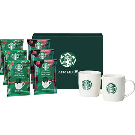 送料無料 コーヒー詰め合わせ スターバックスオリガミ パーソナルドリップコーヒーwithマグカップギフト お歳暮 お年賀 御歳暮 御年賀 [ お祝い返し 母の日 父の日 ] 【お取り寄せ対象商品】御歳暮　お歳暮クリスマスギフト お歳暮 お年賀 御歳暮 御年賀