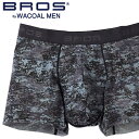 25%OFFSALE 男のワコール【BROS ブロス】ワコールメンズ ブロス バイ ワコールメン 動きにフィット！キモチイイパンツ ボクサーパンツ（前閉じ） ボクサーパンツ 吸汗速乾 フロント快適グラマラス カモフラ【目的ボディメイク】【帰省 土産】【お中元 お盆】GT3371