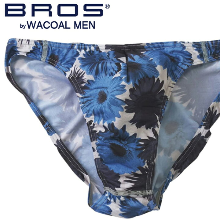 flexflicks 楽天市場】40%OFFSALE【BROS  ブロス】ワコールメンズ【ハナ花柄】ハイレッグブリーフ（前閉じ）立体フロントで、快適キープ。【目的ボディメイク】 【クリスマス】【歳暮 年賀】 :  矢尾百貨店 楽天市場店