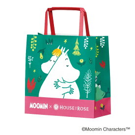 期間・数量限定発売HOUSE OF ROSE（ハウス オブ ローゼ）ショッピングバッグ (ムーミン2025年版) A 手提げ袋（限定） (1枚) クリスマス プレゼント 贈り物 【クリスマス】【歳暮 年賀】