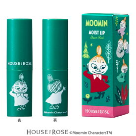 期間・数量限定発売HOUSE OF ROSE（ハウス オブ ローゼ）ムーミン　モイストリップ RD〈リップクリーム〉※他のアイテムとは異なり無香料です。ほんのり色づくリップクリーム。肌なじみのよいシアーレッドカラー クリスマス プレゼント 【クリスマス】【歳暮 年賀】