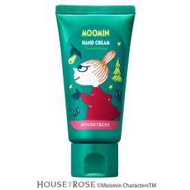 期間・数量限定発売 HOUSE OF ROSE（ハウス オブ ローゼ）ムーミン ハンドクリーム PF 50g (洋ナシと森の葉っぱの香り ) お肌の乾燥を防ぎ、しっとりとした手指に整えるハンドクリームです。クリスマス プレゼント 贈り物 【クリスマス】【歳暮 年賀】