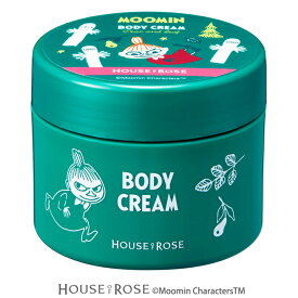 【クリスマスコフレ】期間・数量限定発売 HOUSE OF ROSE（ハウス オブ ローゼ）ムーミン ボディクリーム PF（洋ナシと森の葉っぱの香り ）95g 【クリスマス】【歳暮 年賀】