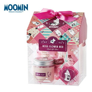 Moomin ムーミン バスギフトボックス 野ばらの庭 入浴剤 香りギフト贈り物プレゼント ムーミン 入浴剤 女性 ミニギフ プチギフト挨拶 退職 無料ラッピング 卒業 退職 入学 引っ越し 挨拶 プレ