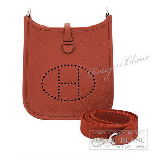 エルメス HERMES エヴリンTPM B刻 オレンジミニアン ゴールド金具 牛革