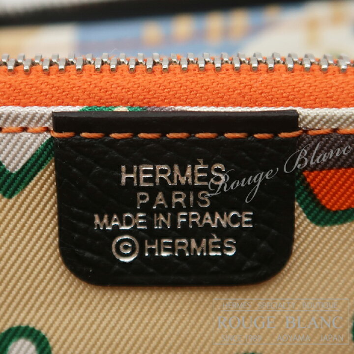 楽天市場】【エルメス/アザップシルクイン/財布/アザップ/黒/ノワール 