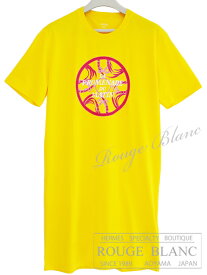 エルメス　ワンピース　ドレス　”朝の散歩”　ジョーヌ×ピンク　#38　タグ付 【新品】 HERMES Straight dress One-piece "Promenade du Matin" Jaune×Pink 【NEW】