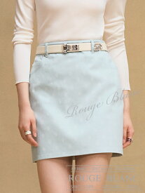 エルメス　2025 A/W　デニムスカート "シェーヌダンクル"　ヴェールアンブラン　＃36　タグ付 【新品】 HERMES Denim Skirt "Chaine dancre"【NEW】