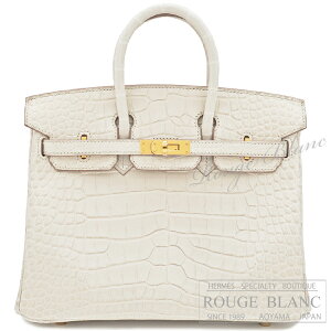 yGX/o[L/o[L25/HERMES/Vi/NRzGX@o[L25@׃g@NR_C@AQ[^[}bg@S[h yVizHERMES Birkin25 Beton Crocodile Alligator Mat Gold Buckley