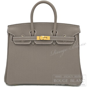 �y�G�����X/�o�[�L��25/�o�[�L��/�G�g�D�[�v/HERMES/�g�S/�V�i�z�G�����X�@�o�[�L��25�@�G�g�D�[�v�@�g�S�@�S�[���h����@�y�V�i�z HERMES Birkin25 Etoupe Togo Gold Buckle �yNEW�z