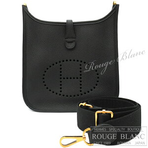 �y�G�����X/�G������/�G�u����/HERMES/�V�i/�o�b�O�z�G�����X�@�G������23�@���@�u���b�N�@�g�������N���}���X�@�S�[���h����y�V�i�zHermes Evelyne23 Black Taurillon Clemence Gold Buckle �yNEW�z