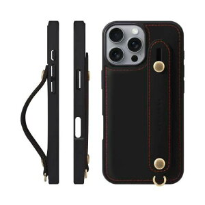 �y���������zHANATORA iPhone16Pro �P�[�X �{�v �ϏՌ� �w�ʃx���g �X�g���b�v�����O �X�}�z�P�[�X �X�}�z �X�^���h�@�\ �R�[�h�z���_�[