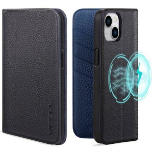 �y���������zVISOUL iPhone15 Plus �Ή� �P�[�X �蒠�^ �{�v�A�C�t�H��15�v���X�P�[�X MagSafe�Ή� ���U�[ �J�[�h���[ �g�уJ�o�[ �S��