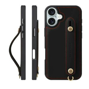�y���������zHANATORA iPhone16Plus �P�[�X �{�v �ϏՌ� �w�ʃx���g �X�g���b�v�����O �X�}�z�P�[�X �X�}�z �X�^���h�@�\ �R�[�h�z���_