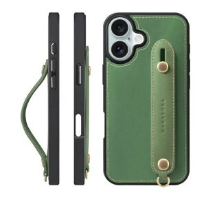 �y���������zHANATORA iPhone16Plus �P�[�X �{�v �ϏՌ� �w�ʃx���g �X�g���b�v�����O �X�}�z�P�[�X �X�}�z �X�^���h�@�\ �R�[�h�z���_
