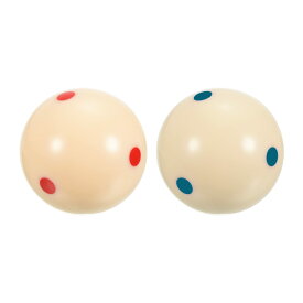 【送料無料】PATIKIL 57.2mm プールビリヤードキューボール 6点付き 2個 プロカップキューボール 練習 トレーニング ビリヤードボール