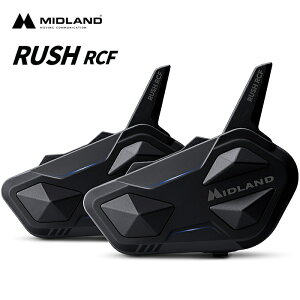 �yMIDLAND�zC1527.11 �~�b�h�����h RUSH RCF �c�C���p�b�N (2��) �������K�i �o�C�N�p �n�C�G���h�C���J�� ���b�V�� Bluetooth �C���^�[�R�� C1527-11