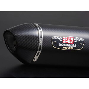 【ヨシムラ】110-119-5W20 Slip-On R-77Jサイクロン EXPORT SPEC 政府認証 (SUZUKI : SV650/X '22-'25) スリップオン マフラー SMC メタルマジックカバー/カーボンエンドタイプ
