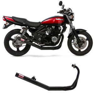 yLz01810-40223-00 (KAWASAKI : ZEPHYER '96-'08) Full Exhaust ONE PIECE BK {F oCN JTL tGL][Xg}t[ s[X (ubN) MORIWAKI