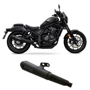 yLz01810-HG1T5-10 (HONDA : Rebel1100 / S-Edition '21-'24/'25-) Slip-On Exhaust NEO CLASSIC (BLACK) {F oCN XbvI}t[ MORIWAKI
