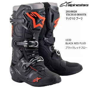 yAlpinestarsz2010020 TECH10 BOOTS (1030 BLACK RED FLUO) ApCX^[Y ebN10 (ubNbht[) oCN Ki It[hu[c MX [VOu[c