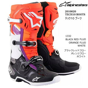 yAlpinestarsz2010020 TECH10 BOOTS (1332 BLACK RED.F ORANGE.F WHITE) ApCX^[Y ebN10 (ubNbh.FIW.FzCg) oCN Ki It[hu[c MX [VOu[c