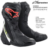 【Alpinestars】2220021 SUPERTECH-R BOOT (1236 BLACK WHITE RED.F YELLOW.F) アルパインスターズ スー…