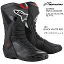 【Alpinestars】2223025 SMX-6 v3 BOOTS (123 BLACK WHITE RED) アルパインスターズ エスエムエックス6 (ブラックホワ…
