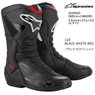 【Alpinestars】2223025 SMX-6 v3 BOOTS (123 BLACK WHITE RED) アルパインスターズ エスエムエックス6 (…