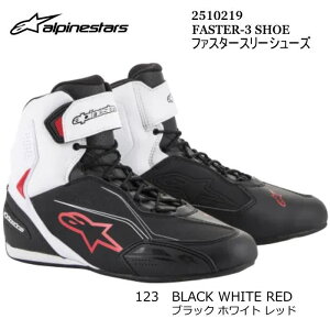 [݌Ɍ]yAlpinestarsz2510219 FASTER-3 SHOE (123 BLACK WHITE RED) ApCX^[Y t@X^[3V[Y (ubN zCg bh) oCN CfBO X Xj[J[