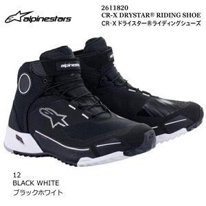 yAlpinestarsz2611820 CR-X DRYSTAR RIDINIG SHOE (12 BLACK WHITE) ApCX^[Y CR-XhCX^[ (ubNzCg) oCN h CfBOV[Y