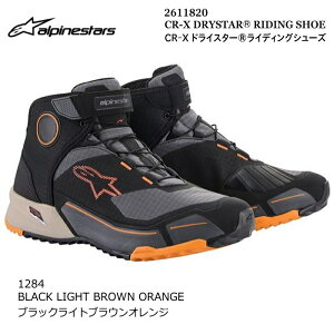 yAlpinestarsz2611820 CR-X DRYSTAR RIDINIG SHOE (1284 BLACK L.BROWN ORANGE) ApCX^[Y CR-XhCX^[ (ubNL.uEIW) oCN h CfBOV[Y