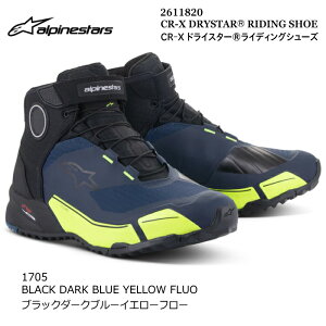 yAlpinestarsz2611820 CR-X DRYSTAR RIDINIG SHOE (1705 BLACK D.BLUE YELLOW.F) ApCX^[Y CR-XhCX^[ (ubND.u[CG[.F) oCN h CfBOV[Y